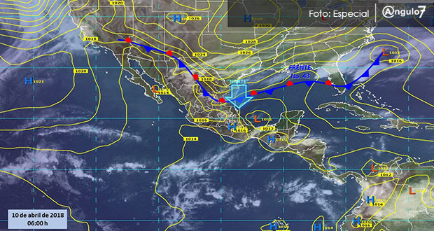Con la entrada del frente frio 43, se prevén fuertes tormentas, acompañadas con caída de granizo y rachas de viento en puebla. Foto: Especial
