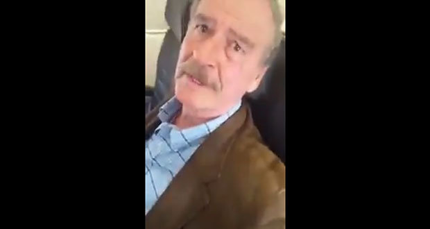Tras discutir con Fox en avión, mujer lo llama “señor sin pensiones”
