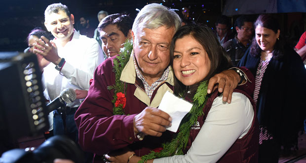 AMLO cerrará su campaña en la ciudad de Puebla con Claudia Rivera