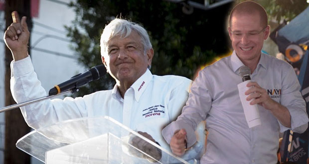 AMLO supera a Anaya por 20 puntos