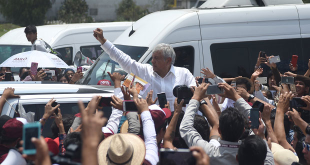 Martha Erika minimiza factor de AMLO en Puebla, “no compito contra él”