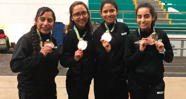 BUAP gana 17 medallas y 9º lugar por puntos en Universiada Nacional