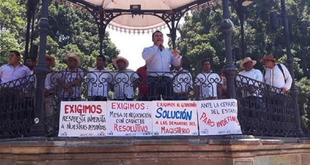 CNTE inicia paro indefinido en Oaxaca, pero 91% de escuelas abren