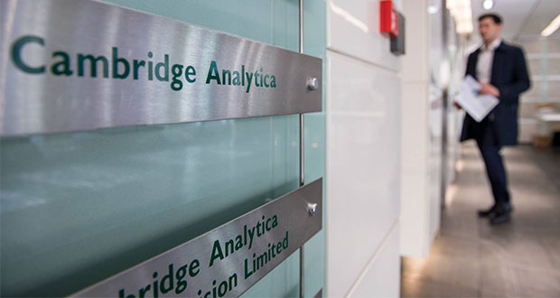 Tras escándalo de Facebook, Cambridge Analytica en bancarrota en EU