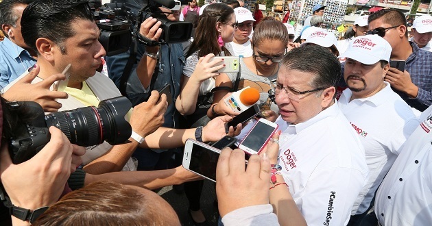 Confirma Doger que Estefan va al CEN y Cacique dirigirá el PRI de Puebla