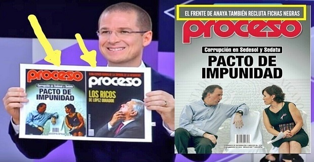 Anaya manipula portada de Proceso que criticaba a su coalición