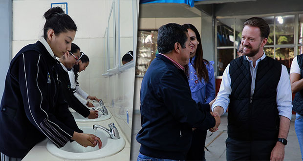 Banck supervisa rehabilitación de baños de técnica 56