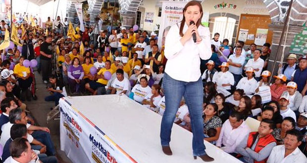 Habrá insumos y tractores gratis para campesinos: Martha Erika