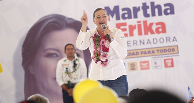 Más pozos en Cuapiaxtla y reforzar seguridad en Cañada: Martha Erika