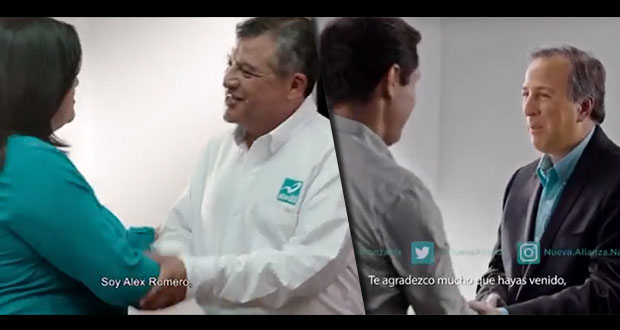 Panal y PRI no van juntos en Puebla, pero Romero hace mismo spot que Meade