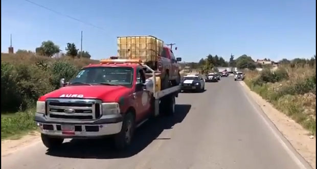 Recuperan 7 vehículos con gasolina robada en Santa Rita Tlahuapan