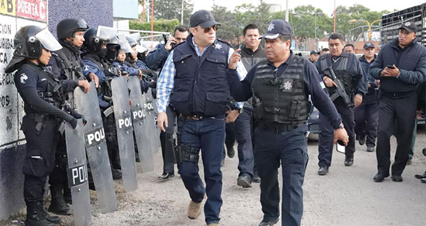 SSP asume seguridad en Texmelucan; investigan a 40 policías por huachicol