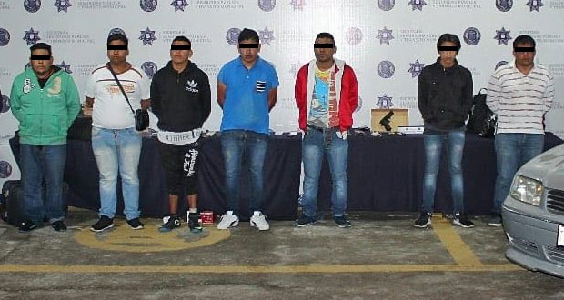 Desarticulan banda presuntamente dedicada a robo en Puebla