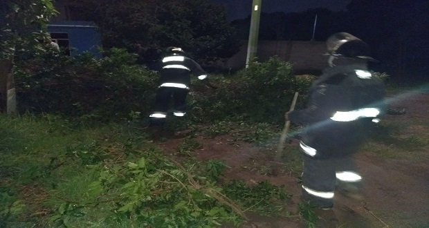 Por lluvias e inundaciones en Puebla, bomberos implementan operativo