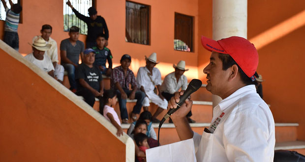 Jóvenes de Huitzilan piden construcción de espacios para deportes