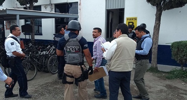 FGE catea oficinas de seguridad en San Martín por investigación