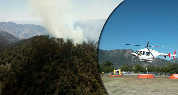 Incendio de 3 días alerta a vecinos de Tetela