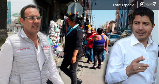 Deloya ofrece diálogo a ambulantes del CH y Eduardo Rivera reubicación