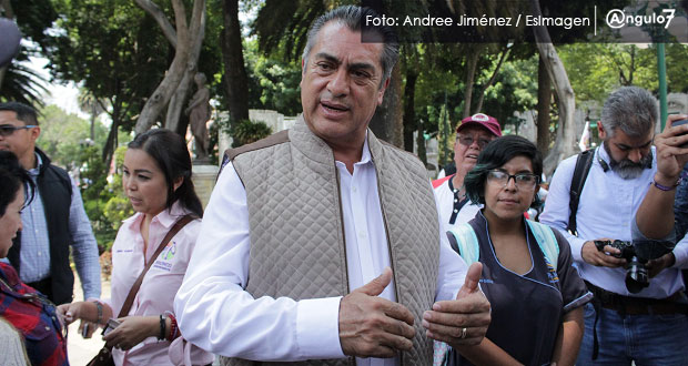 Critica “El Bronco” que Martha Erika busque heredar la gubernatura