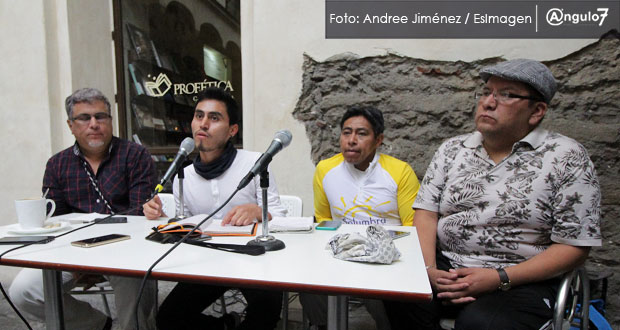 Con rodada nudista, buscan visibilizar el nulo respeto en Puebla a ciclistas