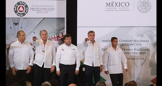 Puebla, nuevo miembro del consejo nacional de protección civil