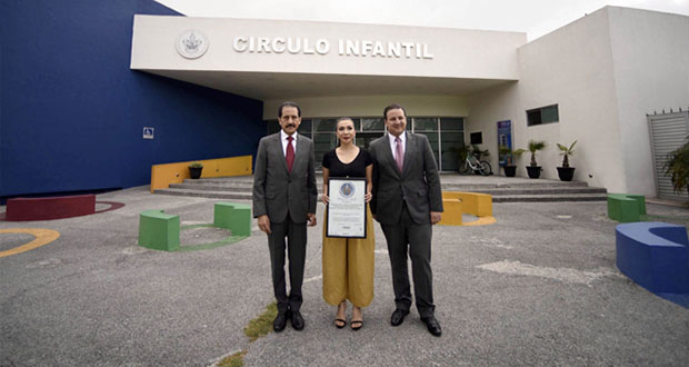 Reconocen calidad alimentaria en Circulo Infantil de BUAP