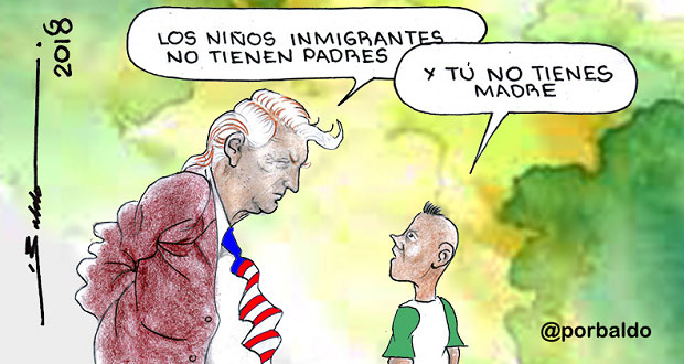 Caricatura: A Trump le falta madre