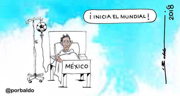 Caricatura: Mundial de Rusia medicina para un México decaído