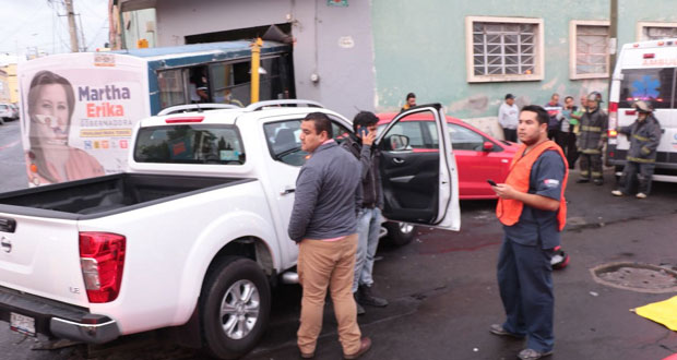 Unidad de ruta 3 se mete a casa en barrio San Sebastián