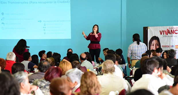 Claudia Rivera asegura que en debate prevalecerán propuestas