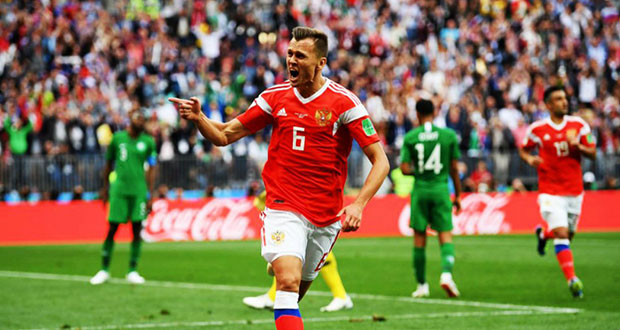 Rusia inaugura la Copa del Mundo con goleada sobre Arabia Saudita