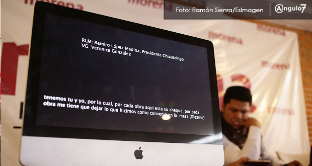 Exhiben a edil de Chiautzingo por cobrar diezmos para solventar cuenta pública