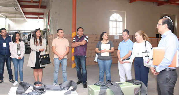 IEE entrega 2 mil 205 cajas con material electoral para 7 distritos