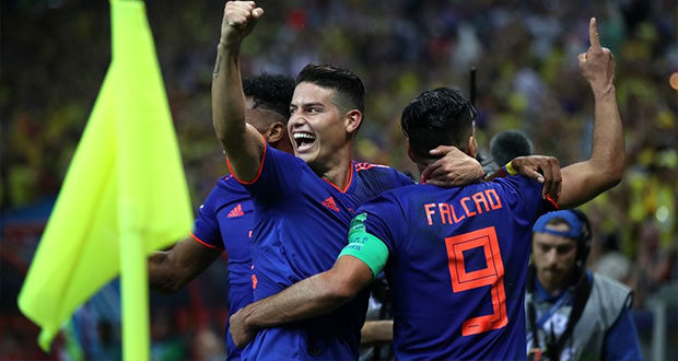 Colombia golea 3-0 a Polonia y revive en el Mundial