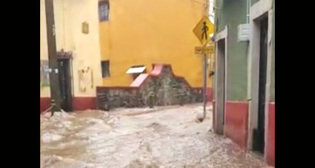 Lluvias por Bud inundan Guanajuato