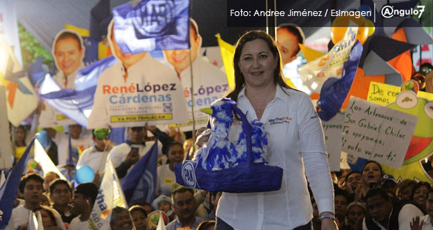 Martha Erika cerraría campaña el domingo sin presencia de Ricardo Anaya