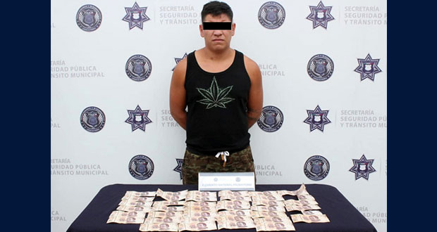 Detienen a sujeto por robar 20 mil pesos a cuentahabiente en La Luz