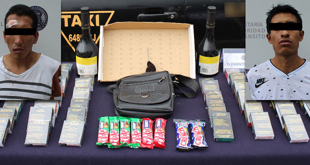 En prisión preventiva, 2 probables asaltantes de Oxxo en Puebla