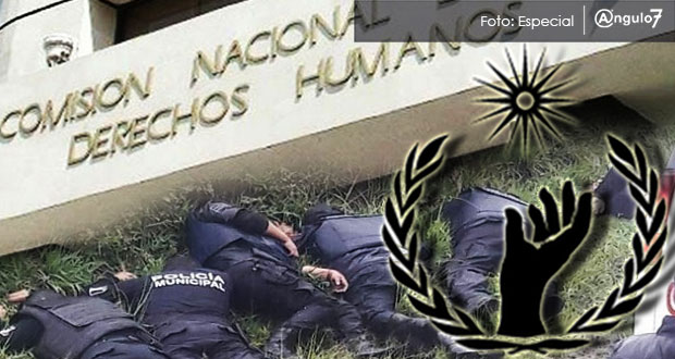 CNDH condena homicidio de policías de Amozoc y exige investigación objetiva