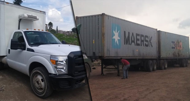 SSP decomisa 11 vehículos y mil 500 litros de huachicol en Puebla