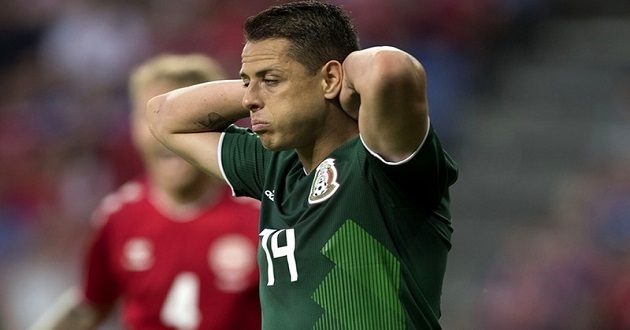 México pierde 2-0 ante Dinamarca previo al mundial