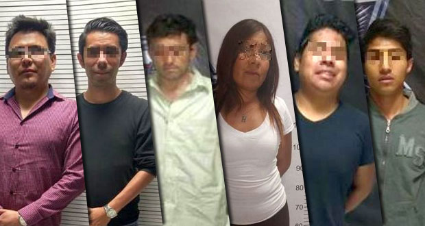 SSP detiene 8 personas en Puebla capital por diferentes delitos