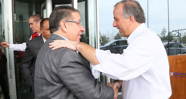Meade se reúne con Doger y asegura que en Puebla no hay negociación