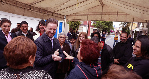 Luis Banck y vecinos supervisan vialidad en Plazas de Guadalupe