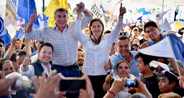 En campaña de Martha Erika, Gali pide a candidatos no atacarse