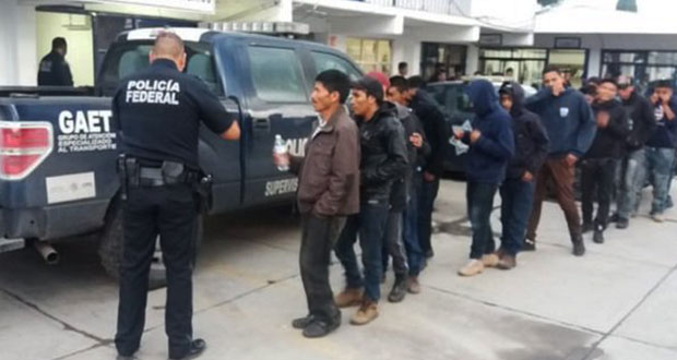 PF rescata a más de 50 migrantes en la Amozoc-Teziutlán