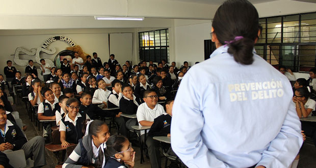 SSP imparte pláticas de prevención a alumnos de tres escuelas