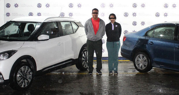 Ssptm recupera auto robado y detiene a 3 probables responsables