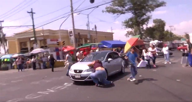 Conductor atropella a vecinos de Iztapalapa que protestaban por agua