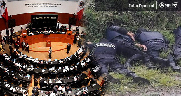PRI en Senado exige acelerar investigación por policías ejecutados en Amozoc
